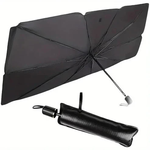 My Store Denx portable car umbrella providing shade and protection for vehicles, with a compact, foldable design for easy use.