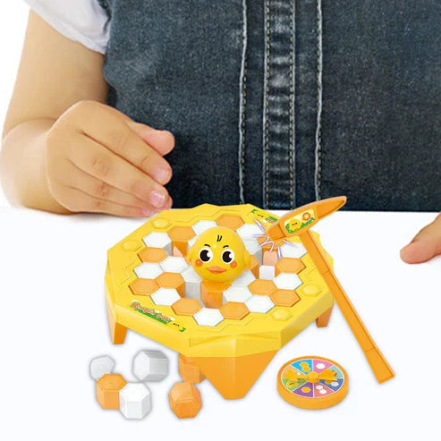 My Store Duck Trap Game featuring colorful plastic ducks and a trap mechanism for children’s outdoor play.
