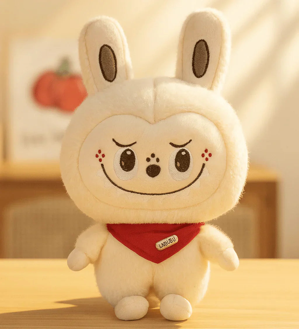 Cute Labubu Bunny plush toy from My Store featuring soft fabric and adorable bunny design for cuddling and decoration.