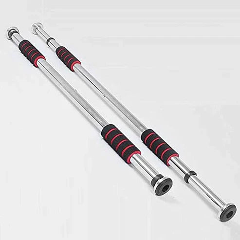 LORDEX doorway gym bar mounted on doorframe, adjustable fitness bar for strength training and upper body exercises