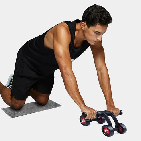 Two-wheel hand pusher from LORDEX FITNESS with sturdy handles and durable wheels for effective workout and strength training.