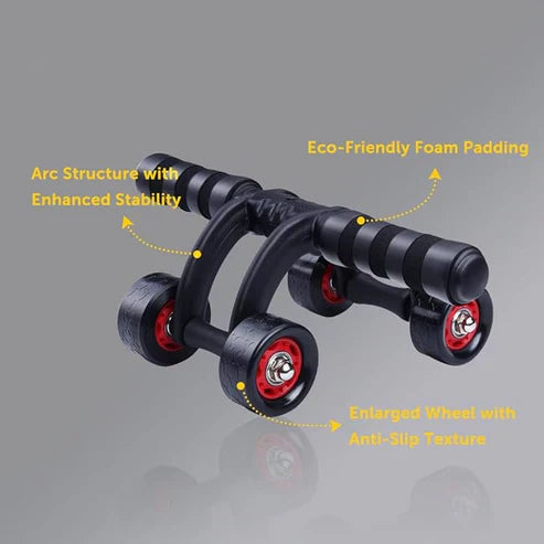 Two-wheel hand pusher for fitness equipment by Lordex, featuring sturdy metal construction and ergonomic handles.