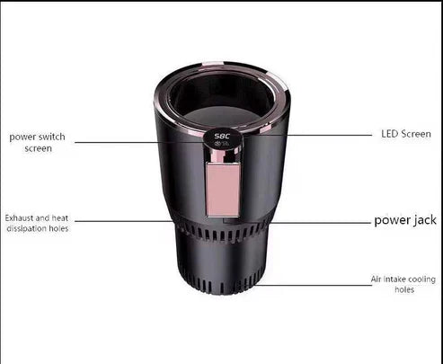 Smart Car Cup Warmer by My Store, compact device with heating surface for keeping drinks warm in your vehicle.