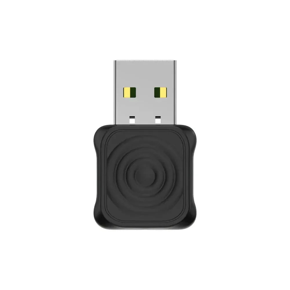 Wireless Car Play adapter by My Store, compact device connecting iPhone to car's infotainment system for seamless wireless integration.